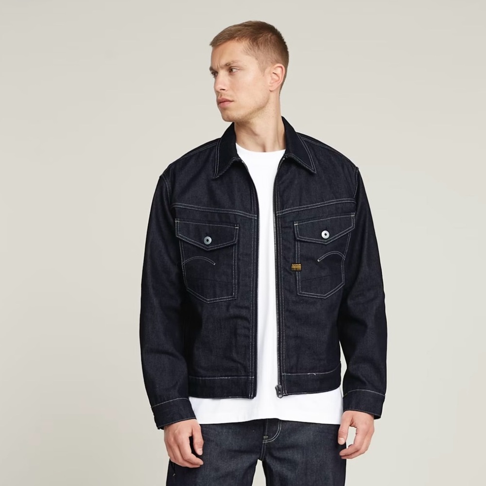 π₯ G-Star Dakota Zip Jacket - NWOT - Small (Oversized) - Picture 6 of 6